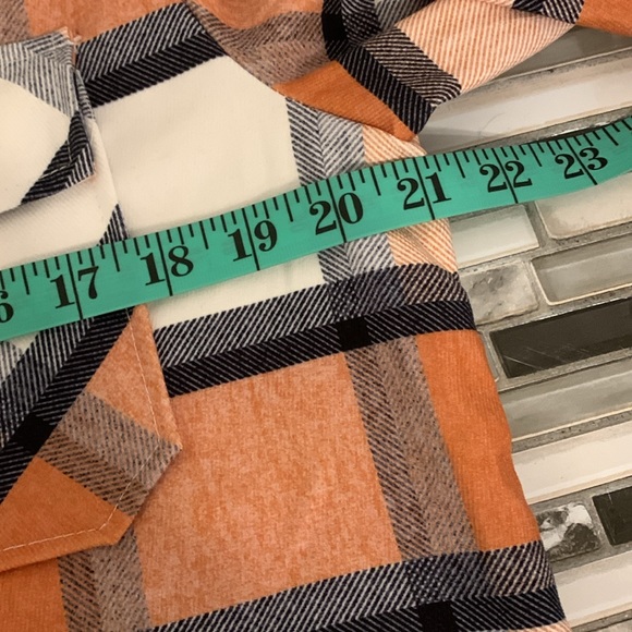 NWOT COEUR DE VAGUE Plaid Shacket Jacket Shirt size XXL - Picture 5 of 12